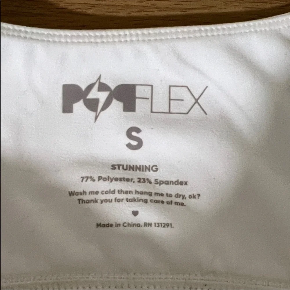 POPFLEX Tone Bra in White XS/S - Picture 8 of 12